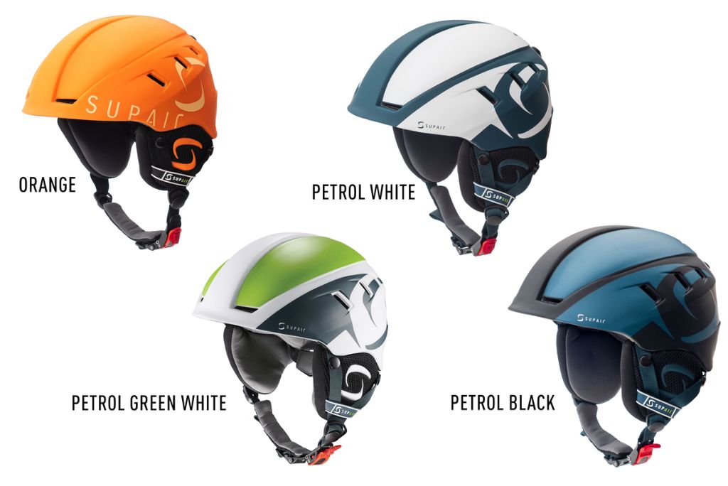 Black Supair Pilot Farbe der super leichte Helm zum Gleitschirmfliegen 
